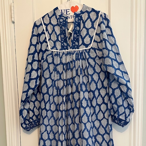 Sur La Vague (SLV) Dresses & Skirts - SLV Maxi Blue Caftan